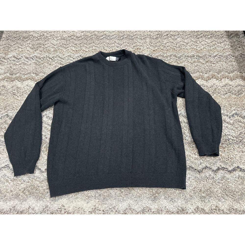 Bill Blass Menswear Grey Knit Sweater Men’s Size 2XL